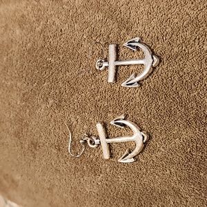 Nautical silver earrings